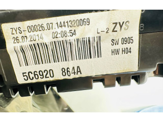 Přístrojová deska  Volkswagen Jetta VI 2015 A2C89926200, 5C6920864A  