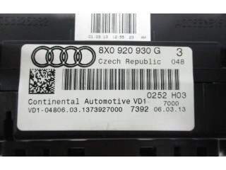 Спидометр (приборный щиток) 8X0920930G   Audi A5 Sportback 8TA 2013