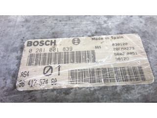 Блок управления двигателя 9641757480, 0281001839   Citroen Saxo