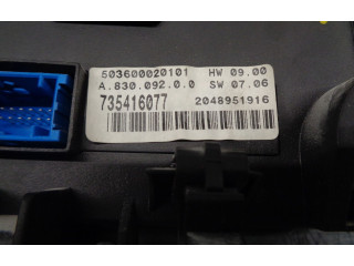 Блок управления климат-контролем 735416077, 503600020101   Fiat Stilo