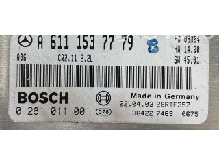 Řídící jednotka 0281011001, 0281011001   Mercedes-Benz C W203 2002