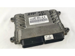 Блок управления двигателя 5WY5968A, 96983177   Chevrolet Aveo