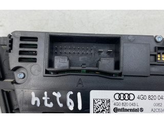Блок управления климат-контролем 4G0820043L, A2C53400311   Audi A6 S6 C7 4G