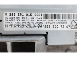 Přístrojová deska  Mercedes-Benz S W222 2014 0263691015, A2229007207  