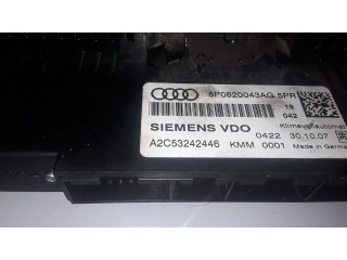 Блок управления климат-контролем 8P0820043   Audi A3 S3 A3 Sportback 8P