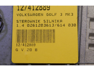 Блок управления двигателем ECU 030906027M, 030906027M   Volkswagen Golf III 1994