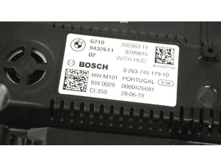 Přístrojová deska  BMW 3 G20 G21 2019 0263745119, 9432611  