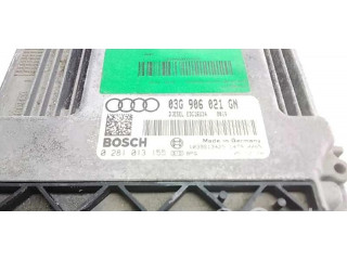 Блок управления двигателя 03G906021GN, 0281013155   Audi A3 S3 8P