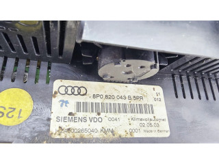 Блок управления климат-контролем 8P0820043B   Audi A3 S3 8P