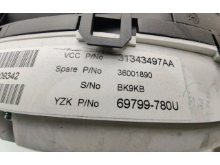 Přístrojová deska  Volvo V60 2012 31343497AA, 36001890  