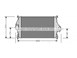 Интеркулер  96122111   Citroen Xantia 1.9