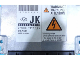 Řídící jednotka 275800-7492, IMPRK1356505   Subaru Legacy 2008