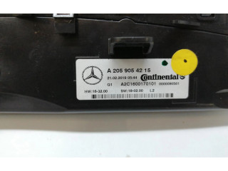 Блок управления климат-контролем A2059055811, A2059055811   Mercedes-Benz CL C215