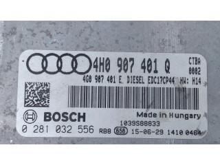 Блок управления двигателя 4H0907401Q, 4G0907401E   Audi A8 S8 D4 4H