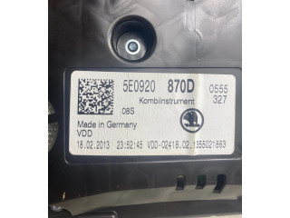 Přístrojová deska  Skoda Octavia Mk3 (5E) 2015 5E0920870D, 1355021863  