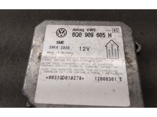 Блок подушек безопасности 1C0909601A, 5WK43123   Skoda Fabia Mk1 (6Y)