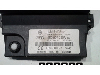 Блок управления двигателя 4e0907280a   Audi A8 S8 D3 4E