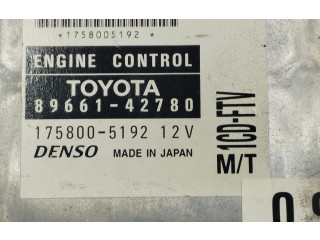 Řídící jednotka 89661-42780, 89661-42780   Toyota RAV 4 (XA20) 2003