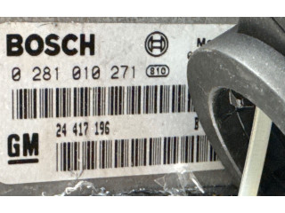 Řídící jednotka 0281010271, 24417196   Opel Vectra B 2002