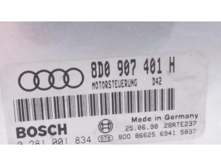 Блок управления двигателя 8D0907401H, 0281001834   Audi A4 S4 B5 8D