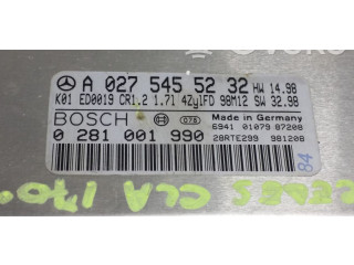 Řídící jednotka A0275455232, A0275455232   Mercedes-Benz A W168 1997