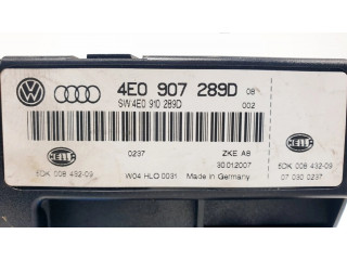 Блок комфорта 4E0907289B, 4E0910289D   Audi A8 S8 D3 4E   