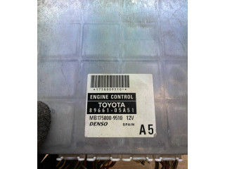 Блок управления двигателем Блок управления 8966105A51, MB1758009510   Toyota Avensis T250