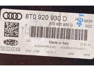 Спидометр (приборный щиток) 8T0920930D   Audi A5 Sportback 8TA 2011