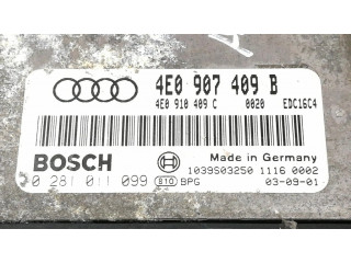 Блок управления двигателя 4E0907409B, 4E0910409C   Audi A8 S8 D3 4E