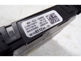 Pojistková skříňka Řídící jednotka BSM 1627737480, 9819851280   Peugeot 308 2018