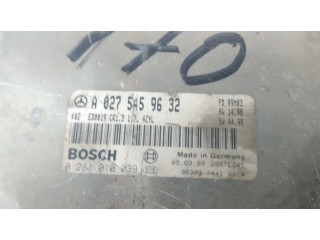 Блок управления двигателя A0275459632, 0281010039   Mercedes-Benz A W168