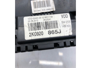 Přístrojová deska  Volkswagen Caddy 2012 2K0920865J, 1219011739  