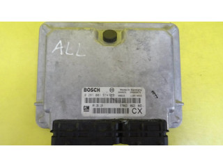 Блок управления двигателя 0281001874, 09136119   Opel Vectra B