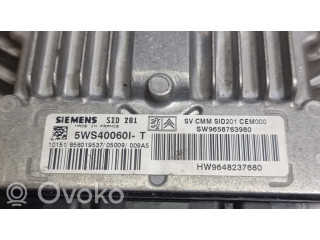 Řídící jednotka 9658763980, 5WS40060IT   Peugeot 607 2005