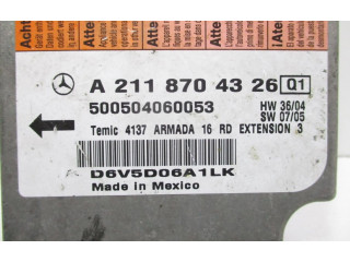 Блок подушек безопасности A2118704326   Mercedes-Benz CL C215