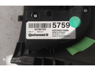Блок управления климат-контролем 20765759, A2C53374886   Opel Zafira C