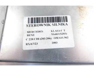 Řídící jednotka 0281011008, 0001537279   Mercedes-Benz C AMG W203 2003