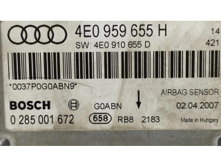 Блок подушек безопасности 4E0959655H, 0285001672   Audi A8 S8 D3 4E