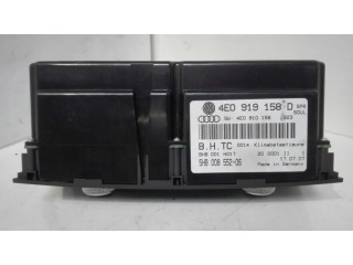 Блок управления климат-контролем 4E0919158D, 5NB00855206   Audi A8 S8 D3 4E