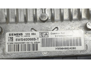 Блок управления двигателя SW9650529880, HW9648624280   Citroen C3