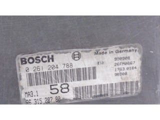 Блок управления двигателя 9631528780, 0261204788   Citroen Saxo
