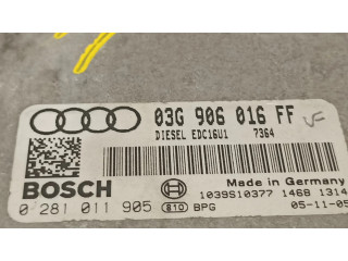 Блок управления двигателя 03G906016FF, 0281011905   Audi A3 S3 8P