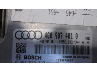 Блок управления двигателя 4G0907401, BOSCH   Audi A6 S6 C7 4G