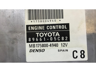 Комплект блоков управления 8966105C82, 1758004940   Toyota Avensis T250