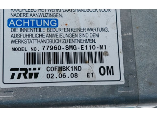 Блок подушек безопасности 77960-SMG-E110-M1   Honda Civic