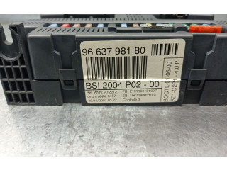 Pojistková skříňka Řídící jednotka BSM 9663798180, BSI   Peugeot 308 2007