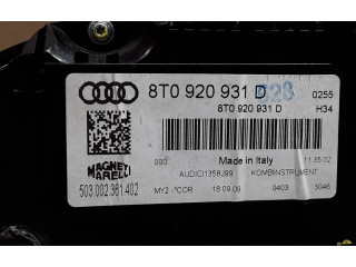 Přístrojová deska  Audi A5 8T 8F 2010 8T0920931D  