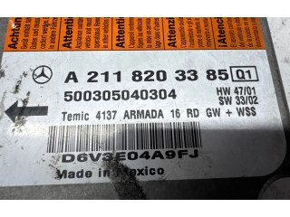 Блок подушек безопасности A2118203385, 500305040304   Mercedes-Benz E W211