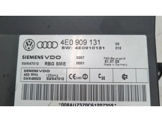 Блок управления 4E0909131, 4E0910131   Audi A8 S8 D3 4E