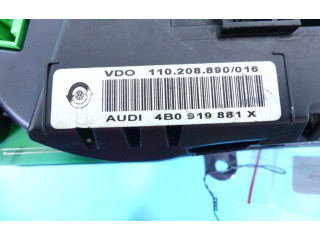 Přístrojová deska  Audi A6 S6 C5 4B 1999 4B0919881X, IMPRK1349176  